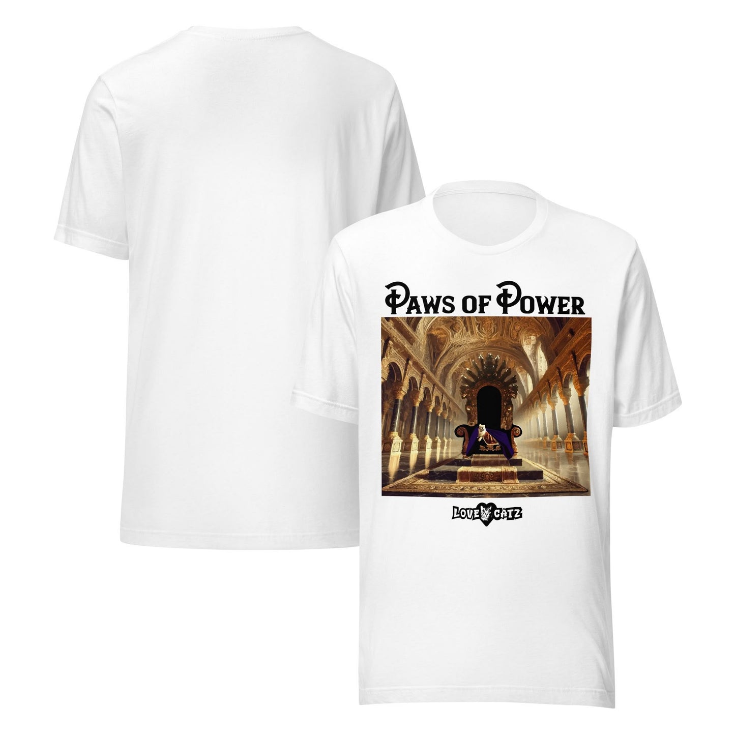 Paws of Power: T-shirt (2XL–5XL) - Design 01