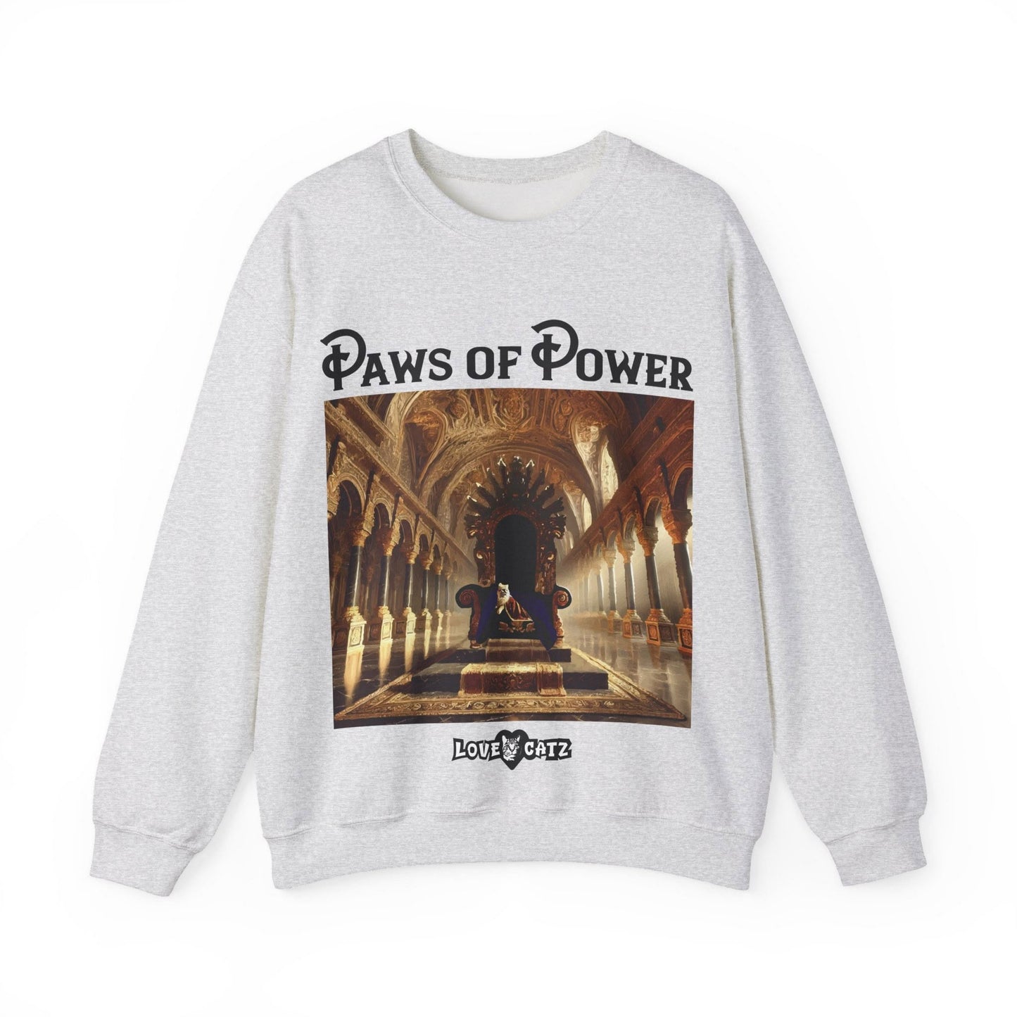 Paws of Power: Sweatshirt (2XL-5XL) - Design 01
