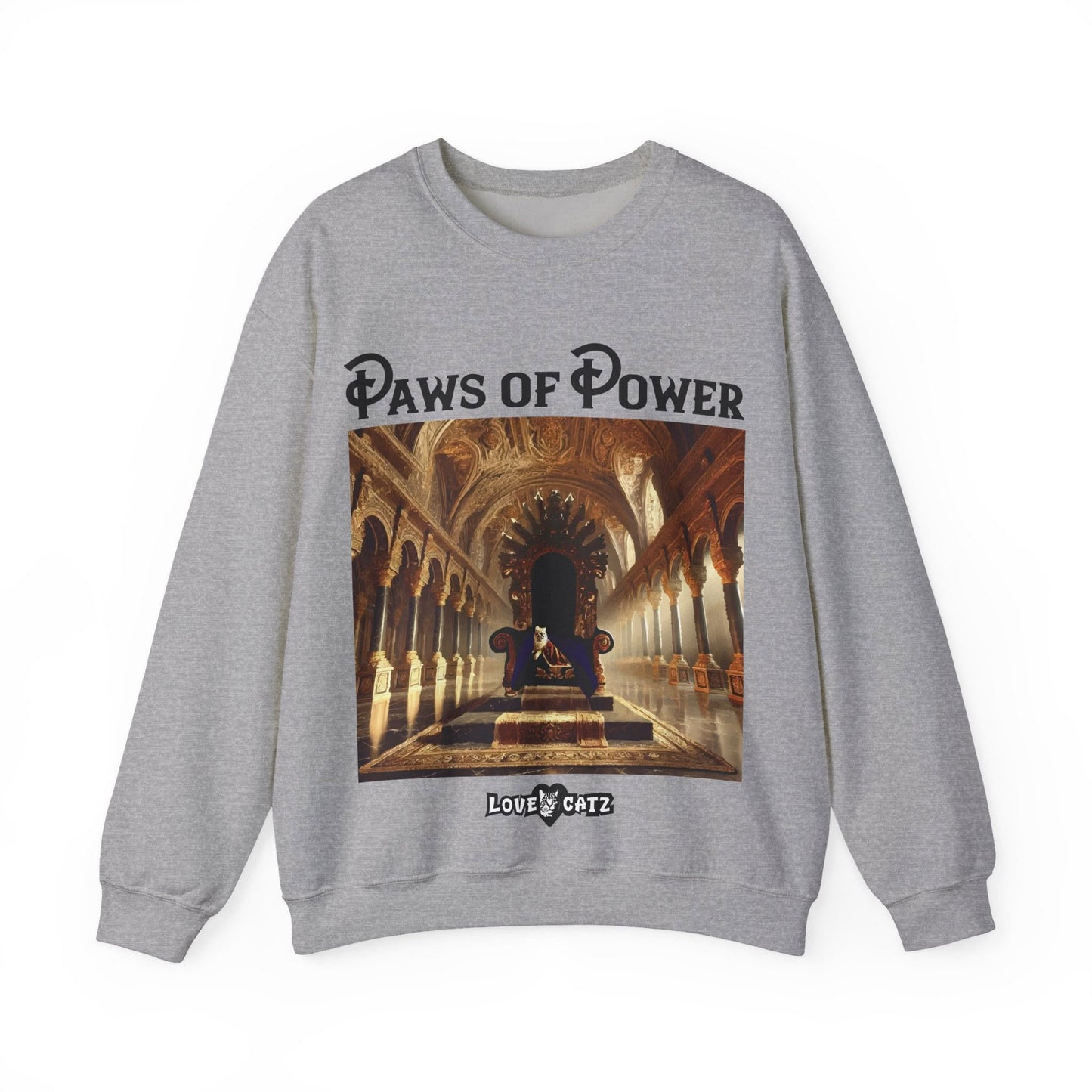 Paws of Power: Sweatshirt (2XL-5XL) - Design 01