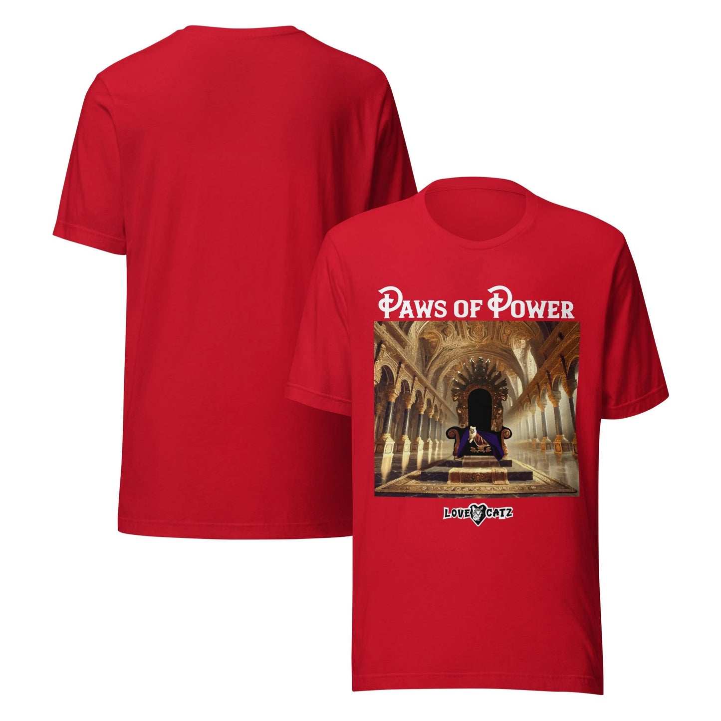 Paws of Power: T-shirt (2XL–5XL) - Design 01