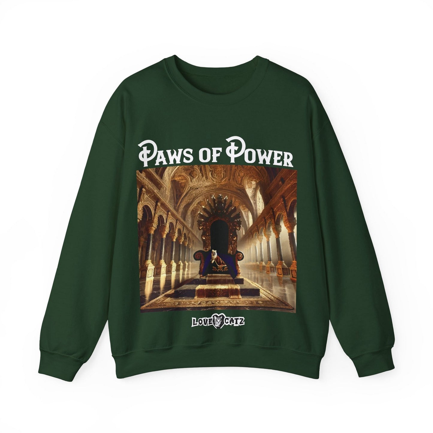 Paws of Power: Sweatshirt (2XL-5XL) - Design 01
