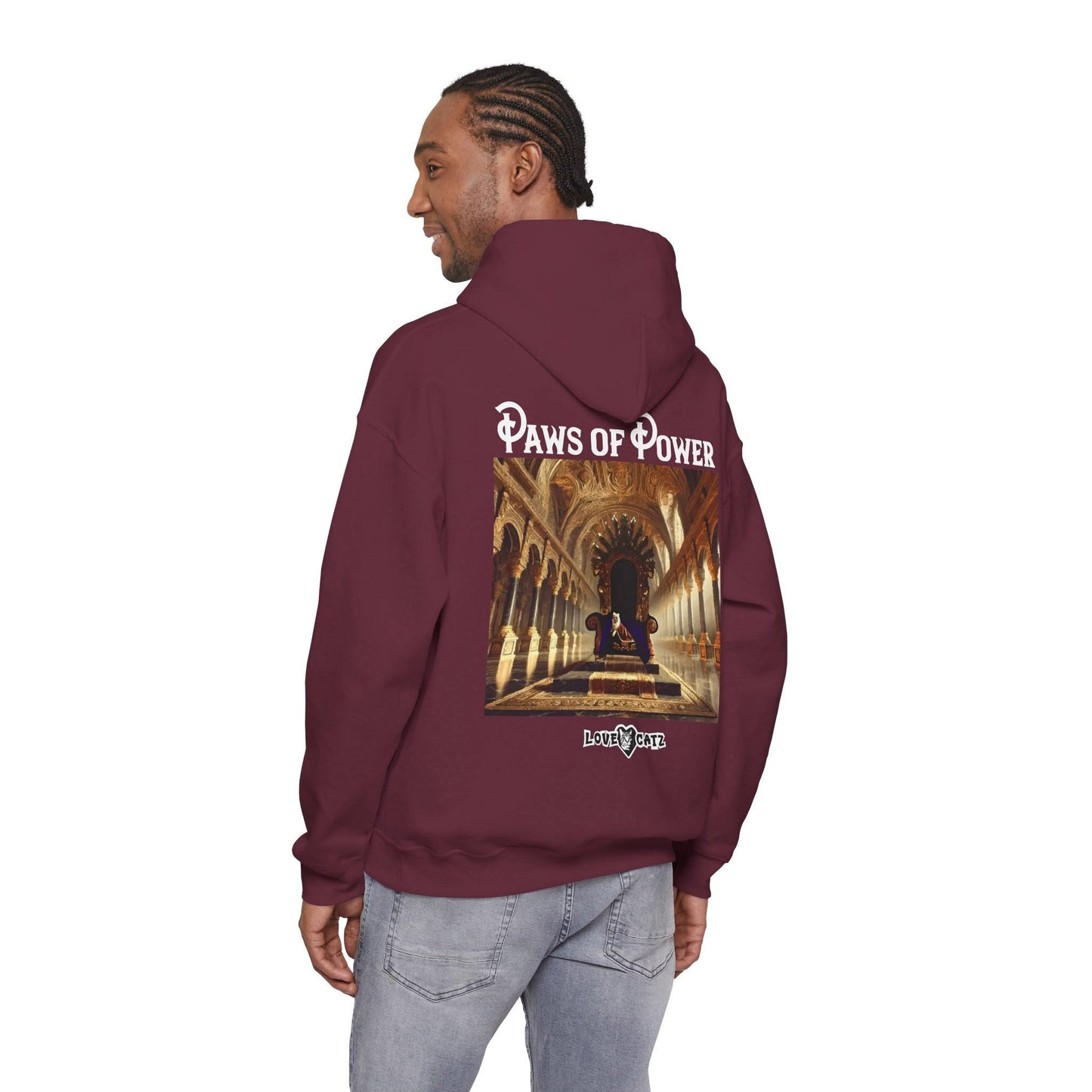 Paws of Power: Hoodie (2XL-5XL) - Design 01